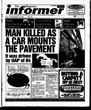 cover page of Kingston Informer published on June 13, 1997