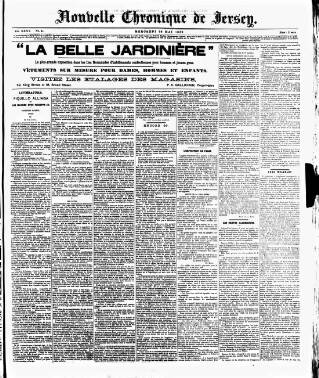 cover page of Nouvelle Chronique de Jersey published on May 22, 1889