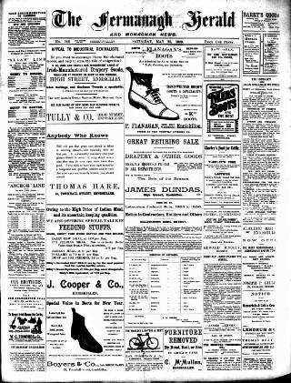 cover page of Fermanagh Herald published on May 22, 1909