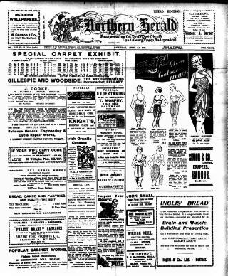 cover page of North Down Herald and County Down Independent published on April 1, 1933