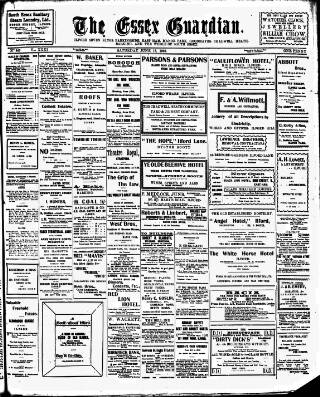 cover page of Essex Guardian published on June 13, 1908