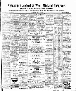 cover page of Evesham Standard & West Midland Observer published on May 22, 1897