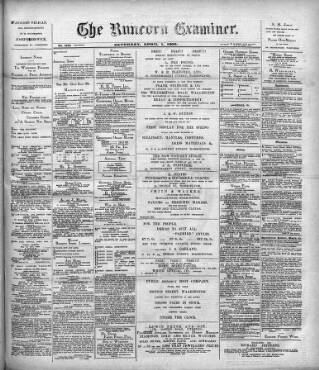 cover page of Runcorn Examiner published on April 1, 1905