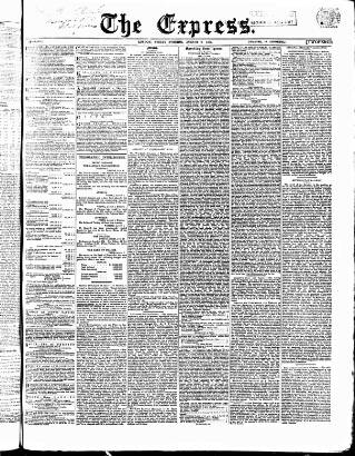 cover page of Express (London) published on August 2, 1867