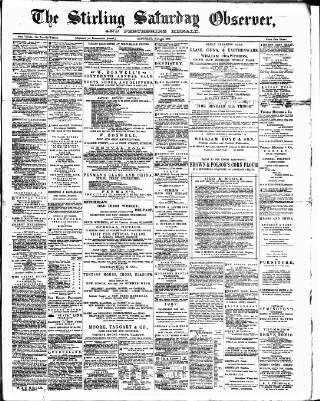 cover page of Stirling Observer published on May 22, 1886