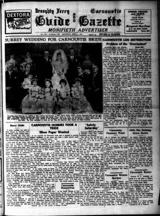 cover page of Broughty Ferry Guide and Advertiser published on April 1, 1961