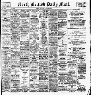 cover page of North British Daily Mail published on November 2, 1895