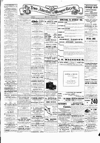cover page of Leven Advertiser & Wemyss Gazette published on June 13, 1907