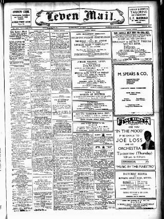 cover page of Leven Mail published on August 2, 1944