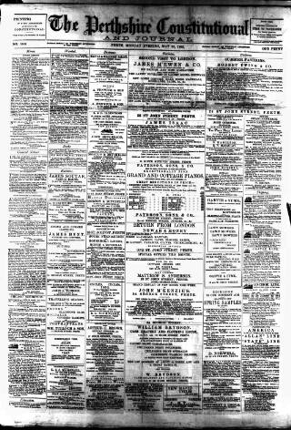 cover page of Perthshire Constitutional & Journal published on May 22, 1893