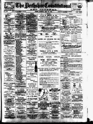 cover page of Perthshire Constitutional & Journal published on May 22, 1905