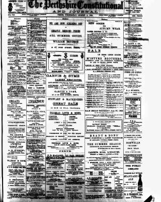 cover page of Perthshire Constitutional & Journal published on August 2, 1905