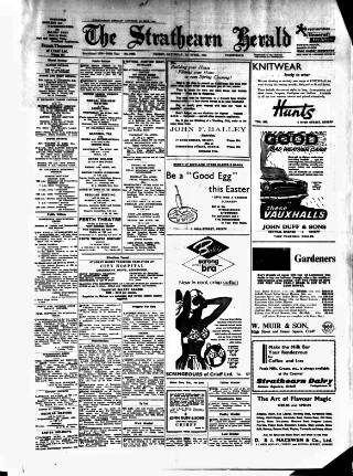 cover page of Strathearn Herald published on April 1, 1961