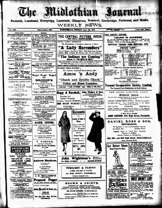 cover page of Mid-Lothian Journal published on May 22, 1931