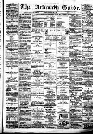 cover page of Arbroath Guide published on April 1, 1882