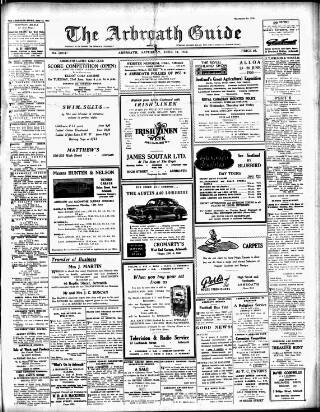 cover page of Arbroath Guide published on June 13, 1953