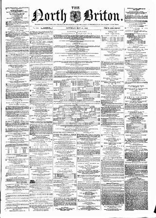 cover page of North Briton published on May 22, 1858