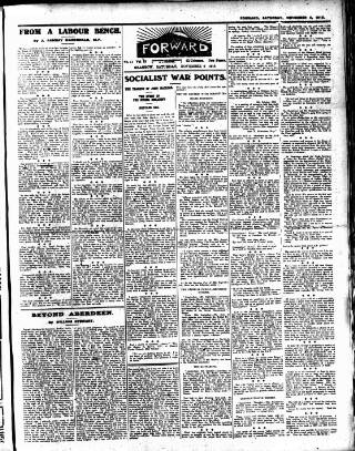 cover page of Forward (Glasgow) published on November 2, 1918