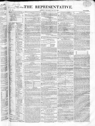cover page of Representative 1826 published on May 22, 1826
