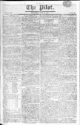 cover page of Pilot (London) published on June 13, 1811