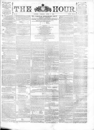 cover page of Hour published on April 1, 1873