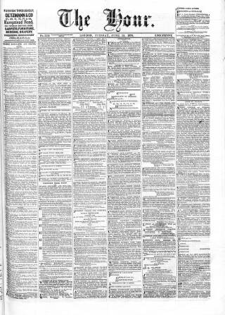 cover page of Hour published on June 13, 1876