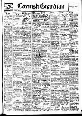cover page of Cornish Guardian published on June 13, 1963