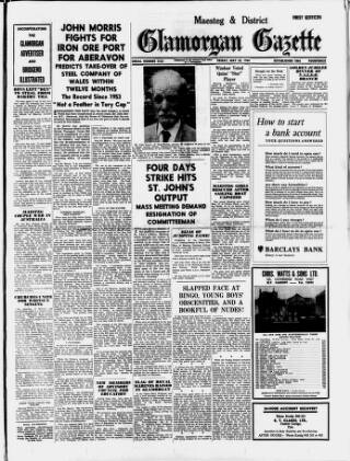 cover page of Glamorgan Gazette published on May 22, 1964