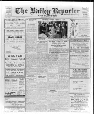 cover page of Batley Reporter and Guardian published on April 1, 1950