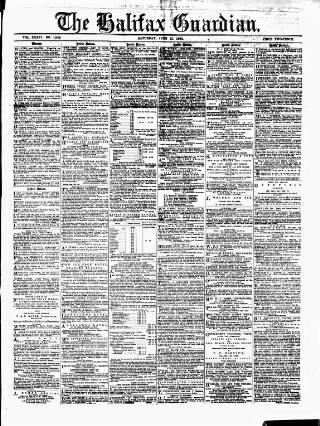 cover page of Halifax Guardian published on June 13, 1868