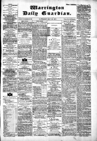 cover page of Warrington Daily Guardian published on May 22, 1897