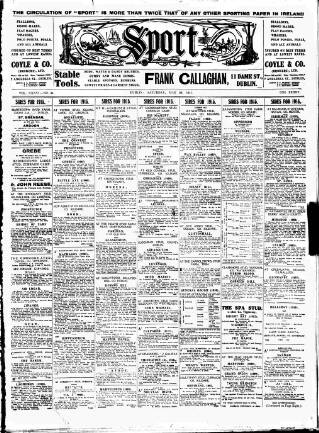 cover page of Sport (Dublin) published on May 22, 1915
