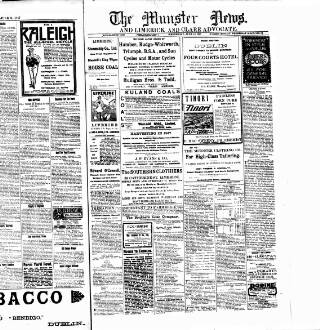 cover page of Munster News published on June 13, 1917