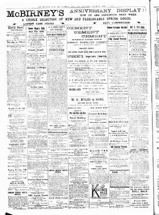 cover page of Munster News published on April 1, 1922