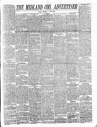 cover page of Midland Counties Advertiser published on August 2, 1894