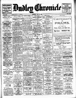 cover page of Dudley Chronicle published on May 22, 1924