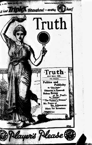 cover page of Truth published on May 22, 1935