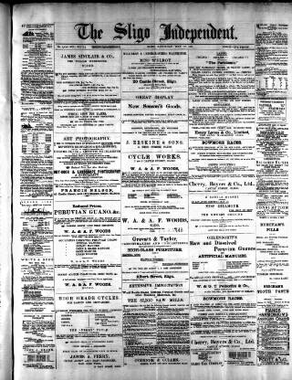 cover page of Sligo Independent published on May 22, 1897