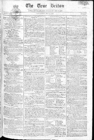 cover page of True Briton published on May 22, 1802