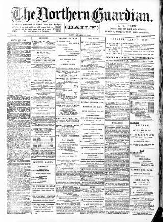 cover page of Northern Guardian (Hartlepool) published on April 1, 1893