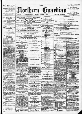 cover page of Northern Guardian (Hartlepool) published on November 2, 1897