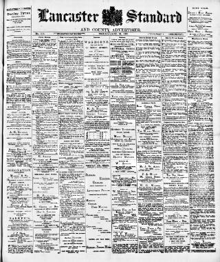 cover page of Lancaster Standard and County Advertiser published on June 13, 1902