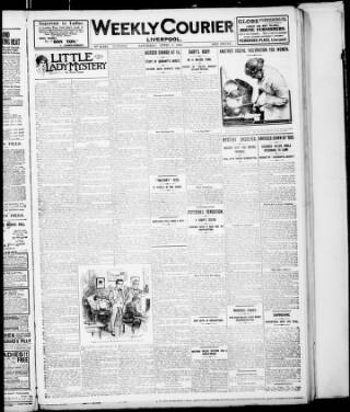 cover page of Liverpool Weekly Courier published on April 1, 1916