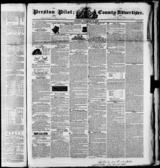 cover page of Preston Pilot published on November 2, 1839