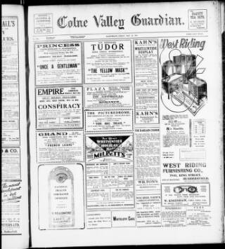 cover page of Colne Valley Guardian published on May 22, 1931