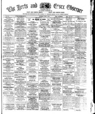 cover page of Herts and Essex Observer published on June 13, 1931