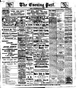 cover page of Jersey Evening Post published on May 22, 1912