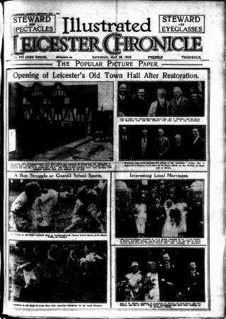 cover page of Leicester Chronicle published on May 22, 1926