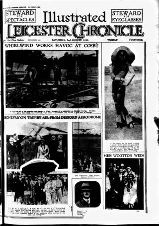 cover page of Leicester Chronicle published on August 2, 1930