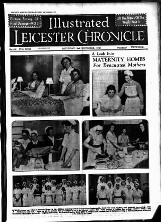 cover page of Leicester Chronicle published on November 2, 1940